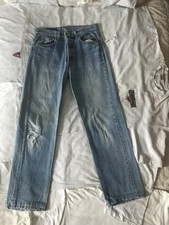 Levi's 501 jeans denim 90's vintage made in USA W32 L34