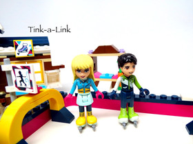 LEGO 41322 Snow Resort Ice Rink Friends Set EC Complete Skaters