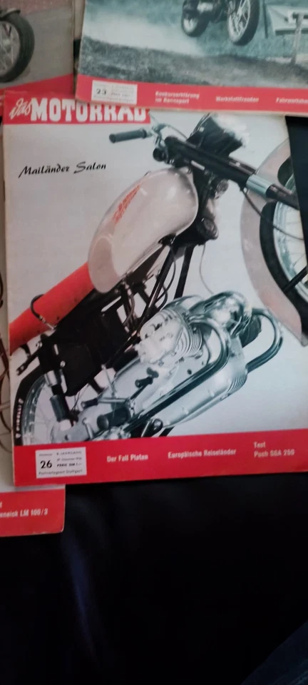 17x  Das Motorrad Zeitschrift   1958 Vintage Zündapp Kreidler Moped 50er  - Bild 3 von 4