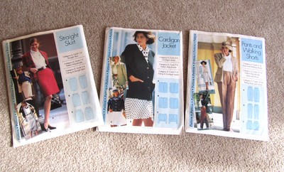 Sewing Step By Step Pattern Lot Cardigan Jkt Skirt & Pants Various Size NOS 1993