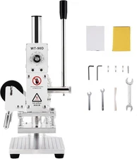 Hot Foil Stamping Machine Manual PVC Stamper Leather Bronzing Embossing Machine