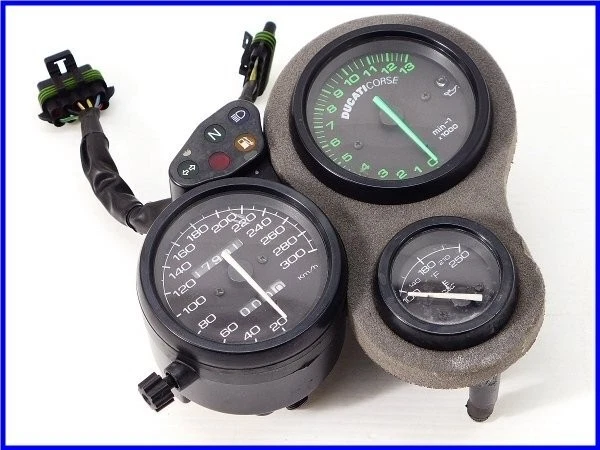 Medidor genuino DUCATI 2001 996S 300 km/h 748 916 998  Foto 2 de 4