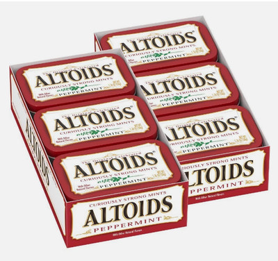 Altoids Classic Peppermint Breath Mints, 1.76 Ounce (Pack of 12)