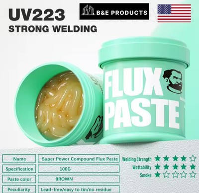 NEW Mechanic UV223 BGA Solder Paste Flux, Lead-Free NO-Clean 100g PCB SMD