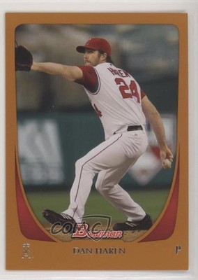 2011 Bowman Orange 28/250 Dan Haren #95 0l2
