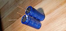 Qty of TWO 3300uF 50V Electrolytic Cap 18 x 40 mm, JB Capacitors NC USA Ship 