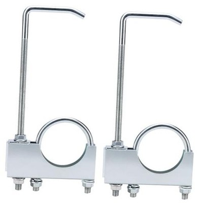 Exhaust Clamp with Hange fit 3'' Exhaust Pipe，Rear Muffler Hanger 2 PCS