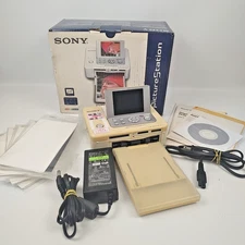 Sony DPP-FP90 PictureStation Digital Photo Printer LCD Screen w/ Box -PARTS/READ