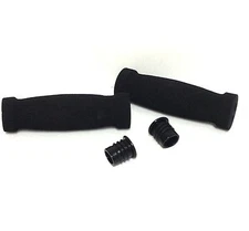 BICYCLE MOUNTAIN/CRUISER/BMX BLACK FOAM HANDLEBAR GRIPS