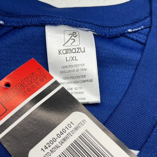 Kamazu Toronto Royal Blue Hockey Jersey Junior Size Large/X-Large - Picture 2 of 6