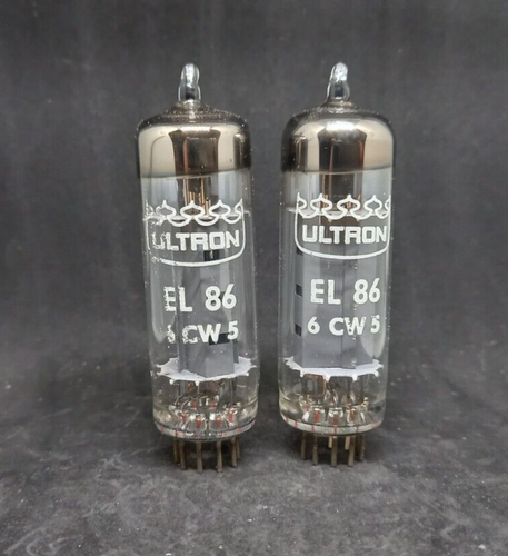 2x EL86 ULTRON TUBE n456 | eBay