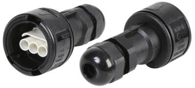 Aqua-Safe in-Line W/Beweis 3P Stecker 9MM, Anschluss Montage Kabel Für