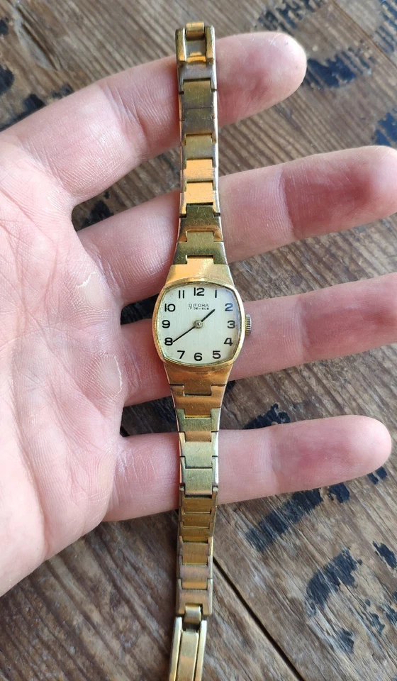 Винтажные позолоченные женские часы BIFORA 17 камней. Не работает - Изображение 4 из 4