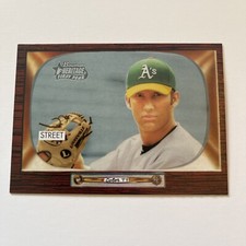 2004 Bowman Heritage Huston Street Oakland Athletics RC Rookie Card #250. rookie card picture