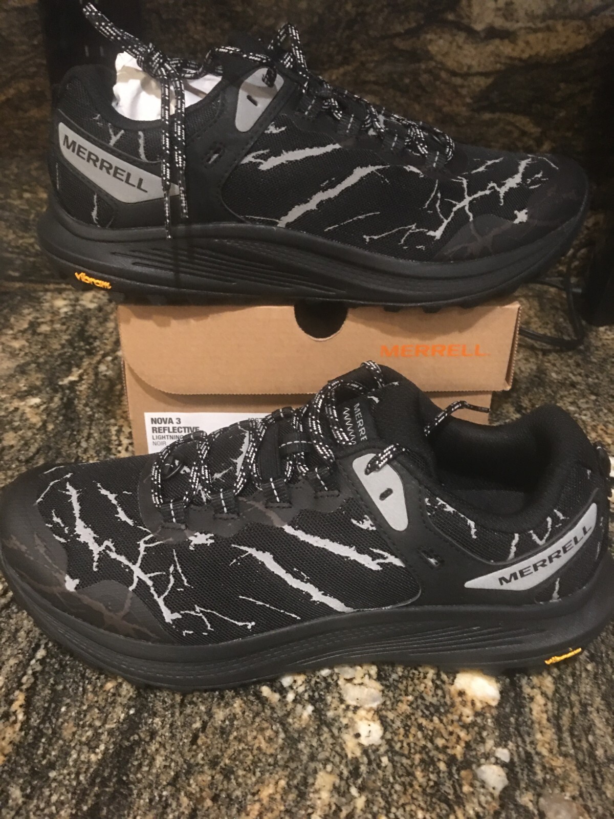 Scarpe da trail running Merrell Nova 3 riflettenti da uomo NUOVE $124 taglia 8 5