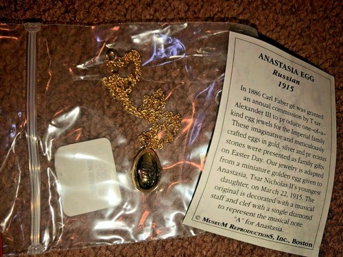 ANASTASIA EGG RUSSIAN 1915 MUSEUM REPRODUCTIONS 18