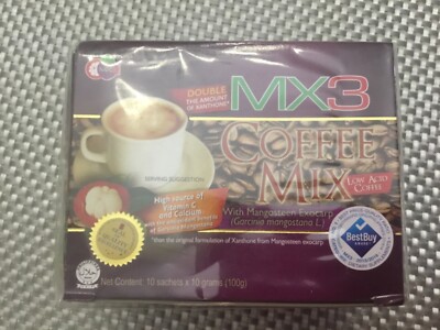 30 Mx3 Coffee Mix With Mangosteen Exocarp Sachets 10g for sale