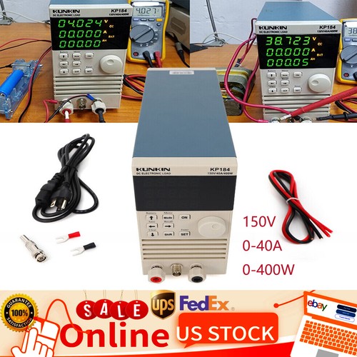 KP184 40A DC Single Channel Electronic Load Battery Capacity Tester RS232/RS485