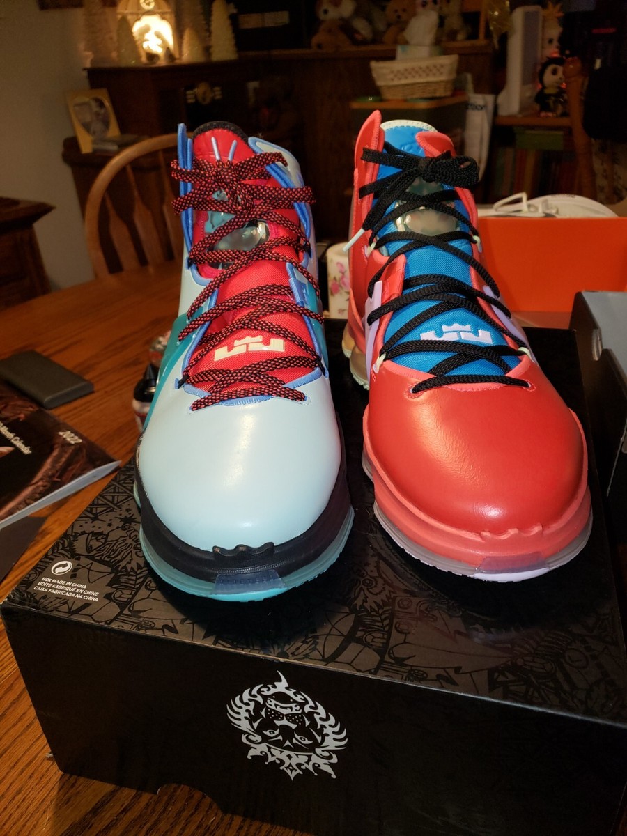 Size 13.5 - Nike LeBron 19 Bright Crimson/Malachite DQ7548 600