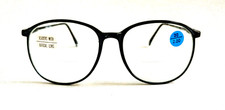 NWTVintage 90's Carbon Fiber School Boy Bi-Focal Reading Glass 2.25 S.Black 
