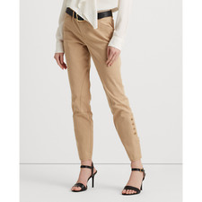 Lauren by Ralph Lauren - Stretch Chino Jodhpur Pants, size: 6 , color: Biege
