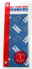 NFL Detroit Lions Wrapping Paper (12.5 total square feet)