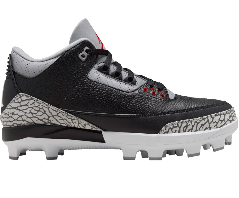 新品 Jordan 3 Mid RetroMCS スパイク セメント 希少 Jordan 3 Retro MCS Black Cement for Sale | Authenticity Guaranteed