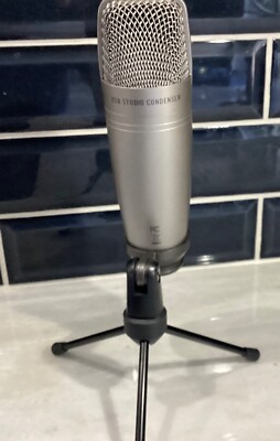 Samson C01U Pro USB Large Diaphragm Studio Condenser Microphone Mic+Tripod Stand
