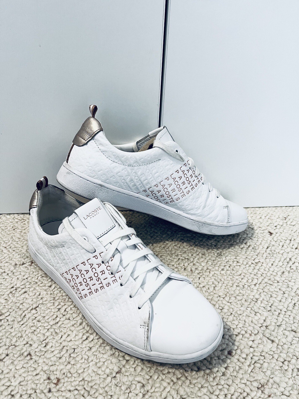 Women’s Lacoste Trainers Size 6 EU 39.5 White eBay