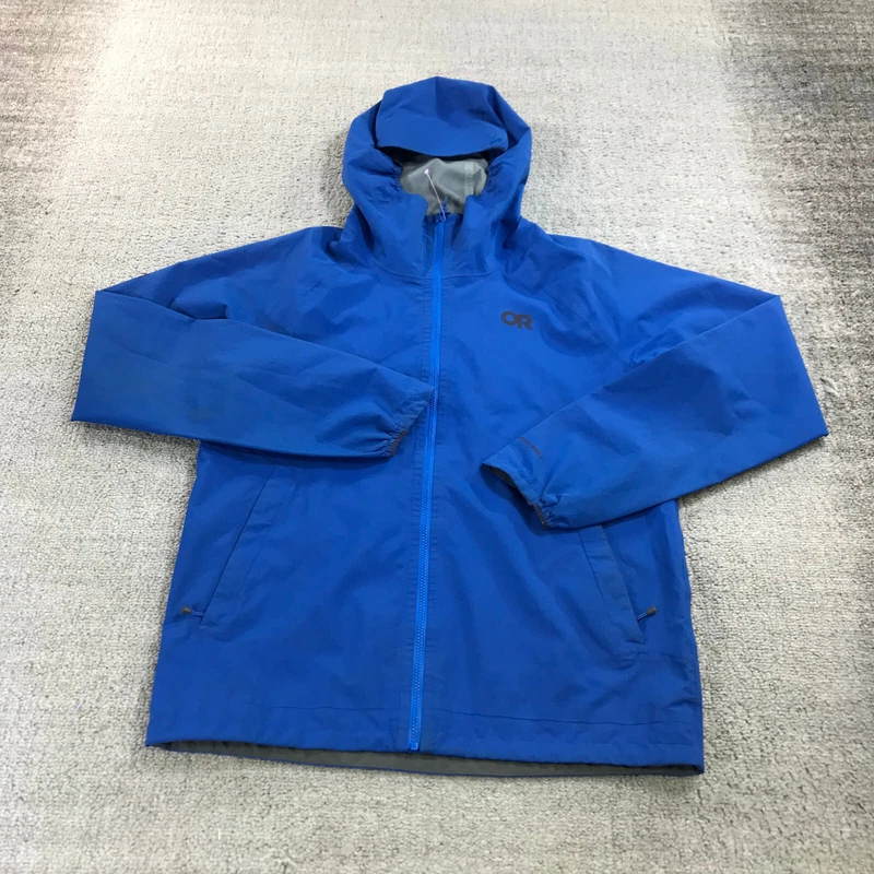 outdoor-research full zip ascent shell rain coat jacket