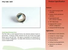 Excelitas Quad Element PIR Sensor PYQ1348 / 3591