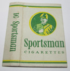 VINTAGE EMPTY Cigarette Flat Cardboard Box Sportsman Ogden England Horse Jockey — photo 1