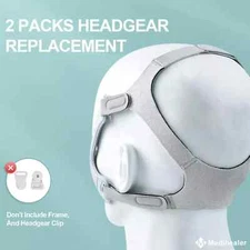 2 Pack CPAP Headgear for Wisp Nasal Mask, Replacement Headgear for Respironics