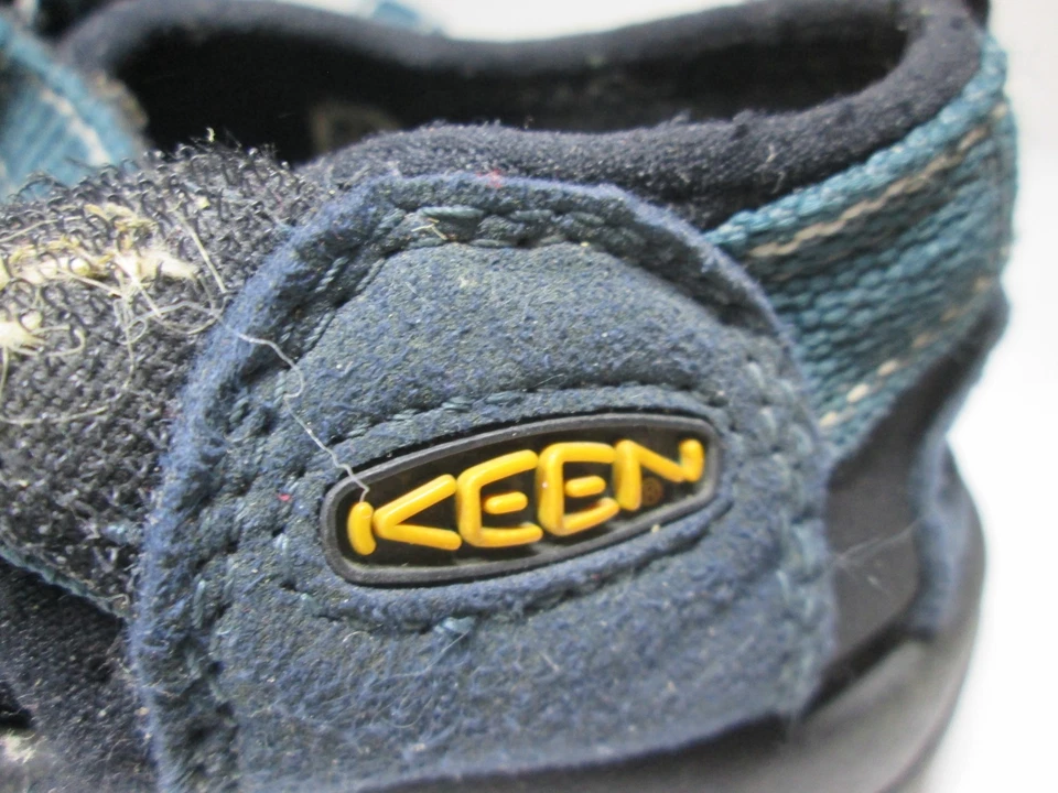 Sandalias de pescador Keen Youth talla 3 verde azulado impermeables gancho y bucle logotipo cómodo Foto 4 de 4