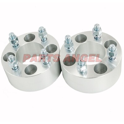 (2) 2'' 4x4 Wheel Spacers fits Golf Cart Club Car EZ GO 4x101.6 1/2''x20 Threads