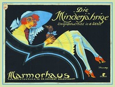 12757.Decoration Poster.Home wall.Room art vintage design.Lady with pet dog