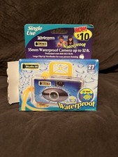 Walgreens 35mm Waterproof Disposable Camera W/Flip-up View Finder 27 Exposures