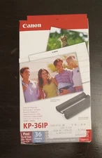 Genuine Canon KP-36IP Ink & Photo Paper Set (4x6 paper, 36 sheets) - NEW