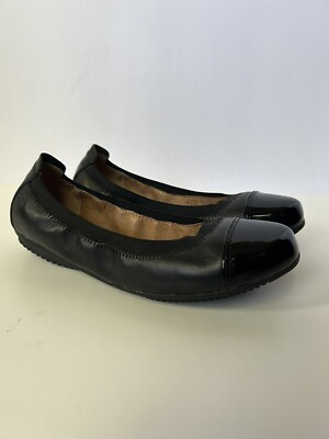 JOSEF SEIBEL PIPPA black leather ballet flats women’s size 7 very good condition s-l400.jpg main image 2