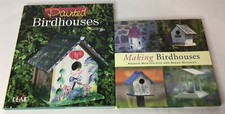 Lot of 2 Crafting Bird Houses Books - Painted Birdhouses  Making Birdhouses