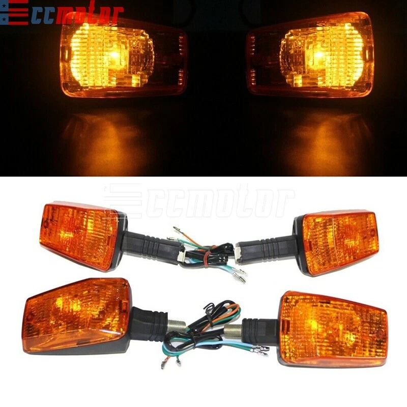 Lámpara de filamentos indicador de luz ámbar delantero trasero 4 piezas para MZ ETZ 251 Foto 2 de 4