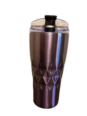Primula 20 oz Insulated Hot/Cold Stainless Cup With Lid In Metallic Purple ~New~