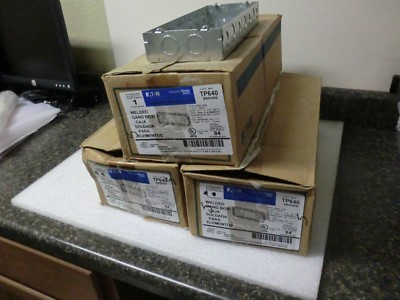 Qty / Lot (11) New! Eaton Crouse-Hinds TP640 Welded 5 Gang Box 665366 ...