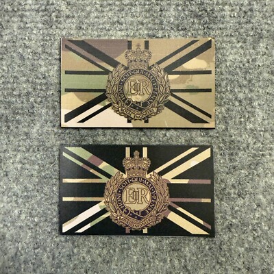 Royal Engineers Union Jack Flag IR Style RE Multicam Morale Patch 85mm ...