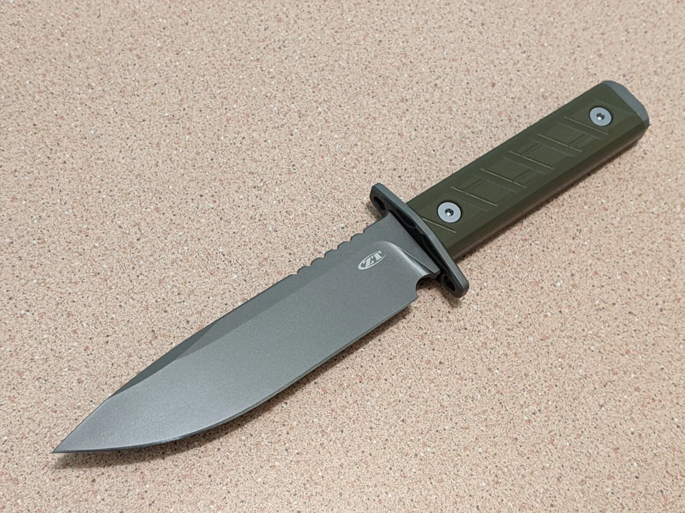 Нож с фиксированным лезвием Zero Tolerance USA 0006 CPM-3V инструментальная сталь OD зеленый G10 - $400 - Изображение 3 из 4