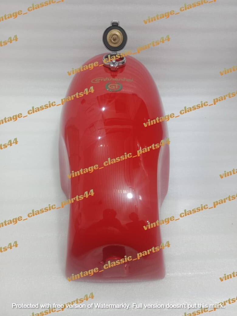 Royale Enfield GT Continental 250cc 1967 Model Red Painted Steel Petrol