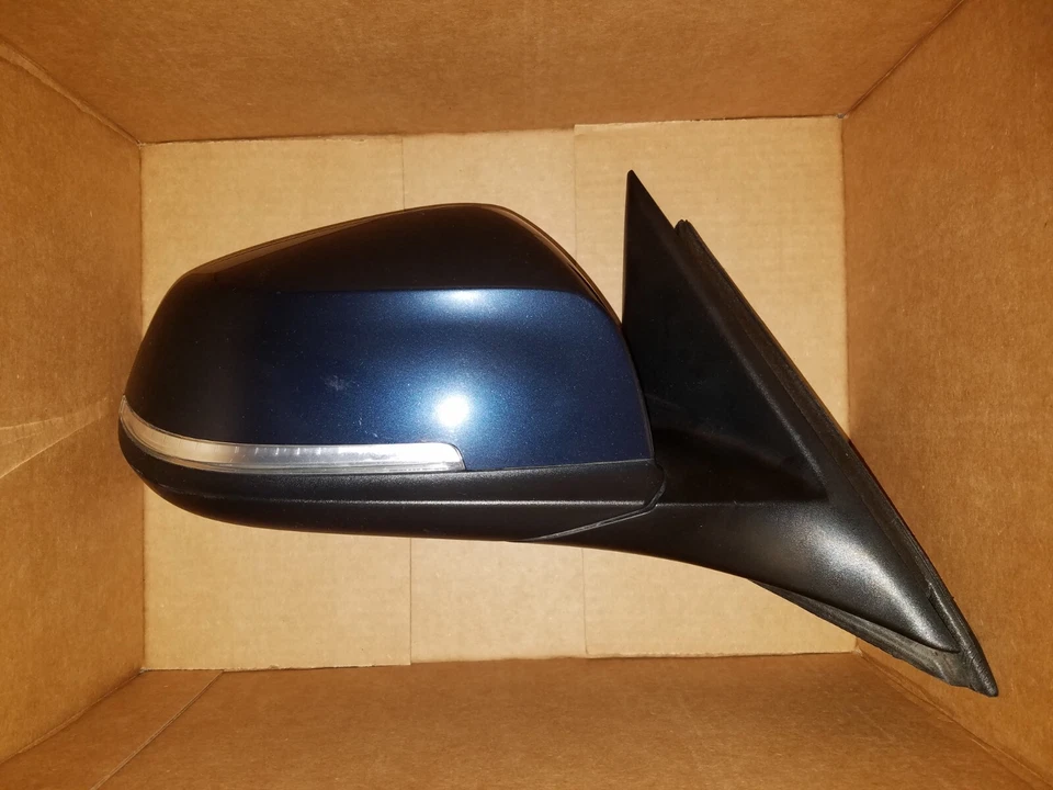 BMW 320I 328I 335I F30 F31 2013-2019 pasajero derecho azul espejo retrovisor eléctrico Foto 4 de 4