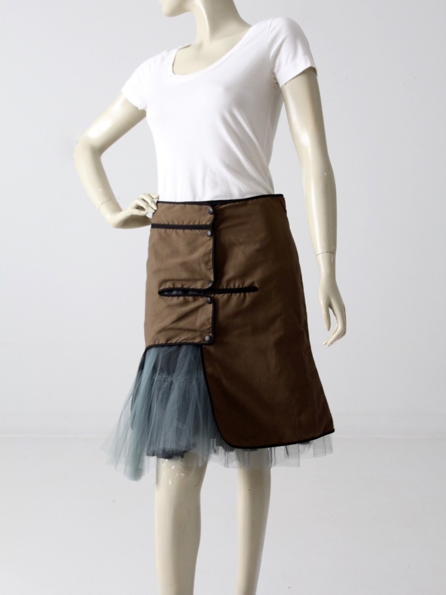 【関税&送料込み】Marni Skirts Marni skirt Summer 2011 collection crinoline khaki wrap