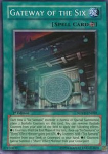 Gateway of the Six - SOVR-EN089 - Super Rare - 1st Edition x1 - Lightly Played