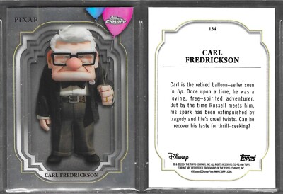 Topps Chrome Disney 2024 #134 Carl Fredrickson Up Card